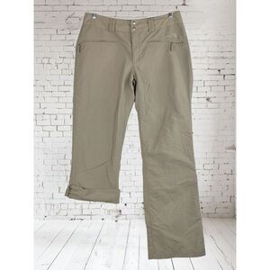 The North Face Lightweight‎ Khaki Convertible Roll-up Women Pants Size 8 30x30